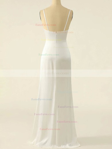 Sheath/Column Cowl Neck Silk-like Satin Floor-length Prom Dresses #Favs020114609