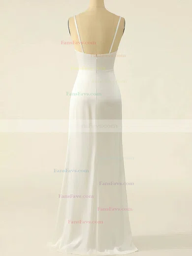 Sheath/Column Cowl Neck Silk-like Satin Floor-length Prom Dresses #Favs020114609