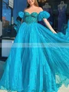 Princess Sweetheart Organza Floor-length Prom Dresses With Beading #Favs020114629