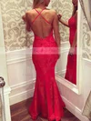 Trumpet/Mermaid Sweetheart Lace Floor-length Appliques Lace Prom Dresses #Favs020102434