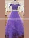 A-line Sweetheart Lace Organza Floor-length Cascading Ruffles Prom Dresses #Favs020106068