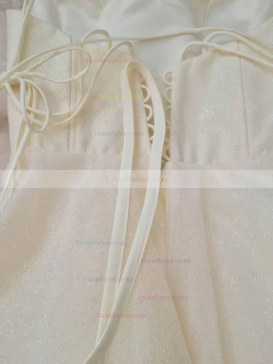 A-line Off-the-shoulder Glitter Short/Mini Short Prom Dresses With Ruffles #Favs020020111135