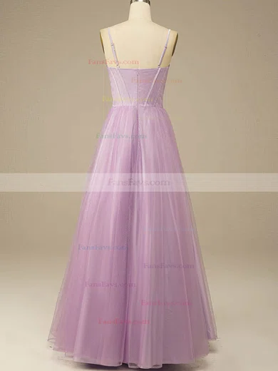 A-line Sweetheart Glitter Floor-length Prom Dresses #Favs020115973