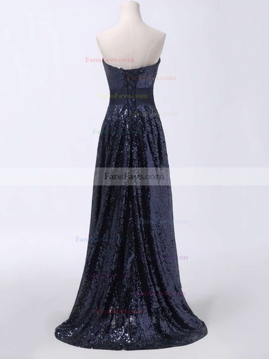 A-line Sweetheart Sequined Asymmetrical Sashes / Ribbons Prom Dresses #Favs020103165