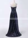 A-line Sweetheart Sequined Asymmetrical Sashes / Ribbons Prom Dresses #Favs020103165