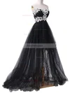 Princess Sweetheart Tulle Asymmetrical Appliques Lace Prom Dresses #Favs020101693