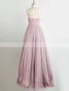 Princess Halter Tulle Floor-length Pleats Prom Dresses #Favs020103607