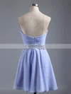 A-line Sweetheart Chiffon Short/Mini Beading Affordable Homecoming Dresses #Favs020101407
