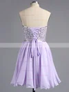 A-line Sweetheart Chiffon Short/Mini Beading Homecoming Dresses #Favs02042389