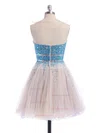 A-line Sweetheart Tulle Crystal Detailing Short/Mini Sparkly Homecoming Dresses #Favs020100672