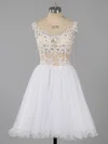 Sexy Short/Mini A-line Tulle Appliques Lace Off-the-shoulder Homecoming Dresses #Favs020101466