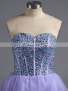 A-line Sweetheart Tulle Short/Mini Beading Wholesale Homecoming Dresses #Favs020101758