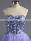 A-line Sweetheart Tulle Short/Mini Beading Wholesale Homecoming Dresses #Favs020101758