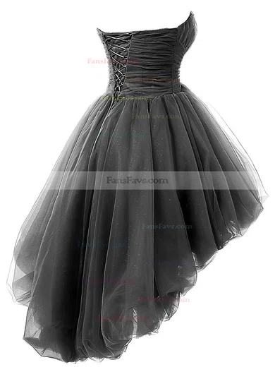 Princess Sweetheart Tulle Asymmetrical Beading Different Prom Dresses #Favs020102748