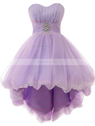 Princess Sweetheart Tulle Asymmetrical Beading Different Prom Dresses #Favs020102748