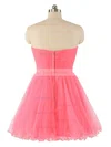 A-line Sweetheart Tulle Short/Mini Beading Wholesale Prom Dresses #Favs020102932