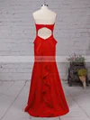Trumpet/Mermaid Sweetheart Stretch Crepe Sweep Train Ruffles Prom Dresses #Favs020105826