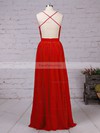 A-line V-neck Chiffon Floor-length Beading Prom Dresses #Favs020105860