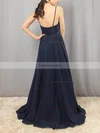 A-line Scoop Neck Chiffon Floor-length Appliques Lace Prom Dresses #Favs020105862