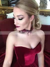 Ball Gown Sweetheart Velvet Court Train Prom Dresses #Favs020106125
