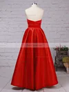 Princess Sweetheart Satin Asymmetrical Prom Dresses #Favs020102193