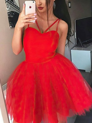 Princess Sweetheart Tulle Short/Mini Prom Dresses #Favs020106304 Princess Sweetheart Tulle Short/Mini Prom Dresses #Favs020106304
