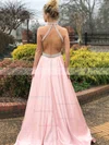 Princess Halter Satin Sweep Train Beading Prom Dresses #Favs020106383