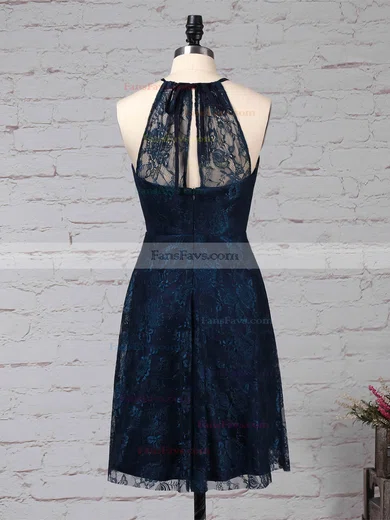 Sheath/Column Scoop Neck Lace Short/Mini Prom Dresses #Favs020105902