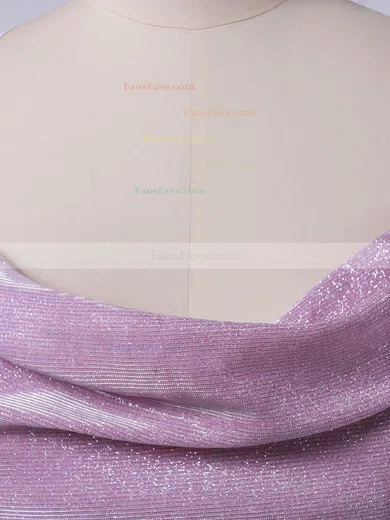 Trumpet/Mermaid Cowl Neck Shimmer Crepe Sweep Train Prom Dresses #Favs020106557