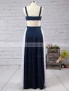 A-line Square Neckline Jersey Chiffon Floor-length Ruffles Prom Dresses #Favs020103026