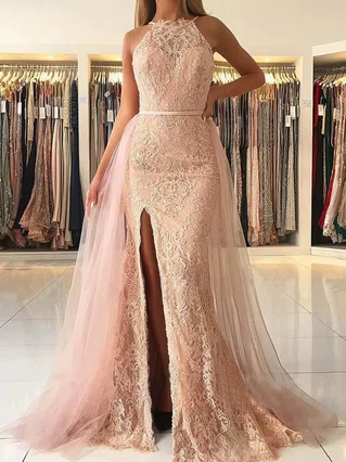 Trumpet/Mermaid Scoop Neck Tulle Detachable Beading Prom Dresses #Favs020106678 Trumpet/Mermaid Scoop Neck Tulle Detachable Beading Prom Dresses #Favs020106678