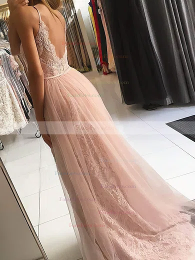 Trumpet/Mermaid Scoop Neck Tulle Detachable Beading Prom Dresses #Favs020106678
