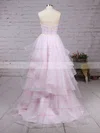 Ball Gown Sweetheart Organza Floor-length Beading Prom Dresses #Favs020103055