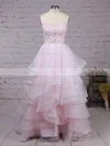 Ball Gown Sweetheart Organza Floor-length Beading Prom Dresses #Favs020103055