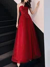 Ball Gown Strapless Organza Floor-length Appliques Lace Prom Dresses #Favs020107153