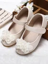 Kids' Flats PVC Bowknot Flat Heel Girl Shoes #Favs03031500