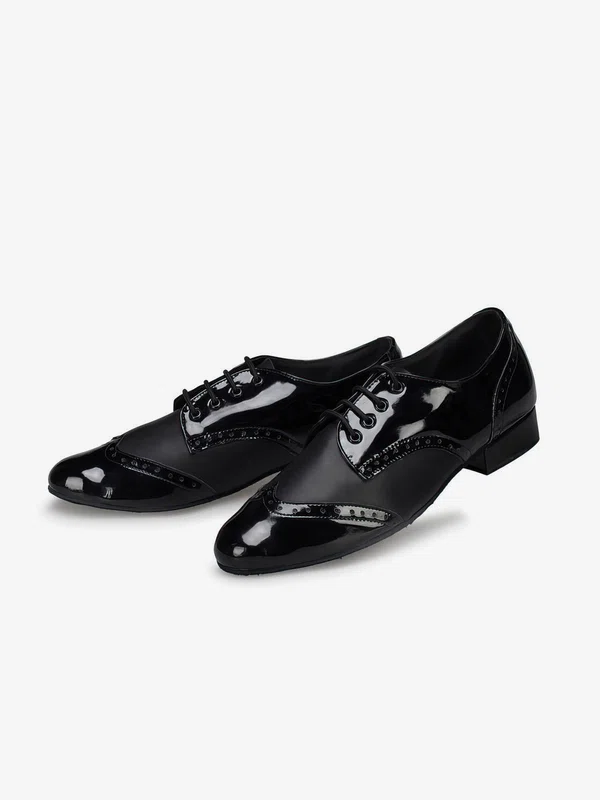 Men's Closed Toe PVC Flat Heel Dance Shoes #Favs03031275