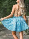 A-line Square Neckline Lace Short/Mini Prom Dresses #Favs020107660