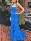 Trumpet/Mermaid Square Neckline Lace Sweep Train Beading Prom Dresses #Favs020107754