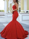Trumpet/Mermaid Sweetheart Stretch Crepe Floor-length Prom Dresses #Favs020108334