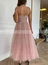 A-line Square Neckline Tulle Ankle-length Pockets Prom Dresses #Favs020108526