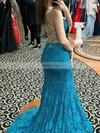 Trumpet/Mermaid Square Neckline Lace Sweep Train Beading Prom Dresses #Favs020108537
