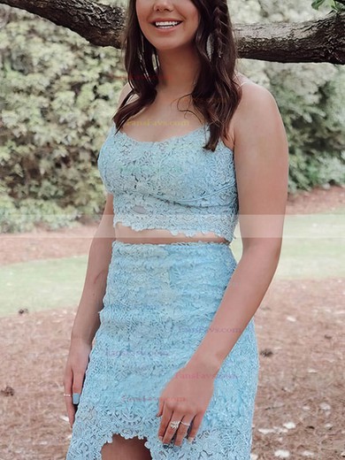 Trumpet/Mermaid Scoop Neck Tulle Sweep Train Appliques Lace Prom Dresses #Favs020108840