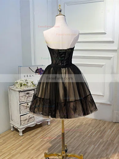 A-line Sweetheart Tulle Short/Mini Homecoming Dresses With Beading #Favs020110142
