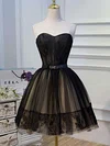 A-line Sweetheart Tulle Short/Mini Homecoming Dresses With Beading #Favs020110142