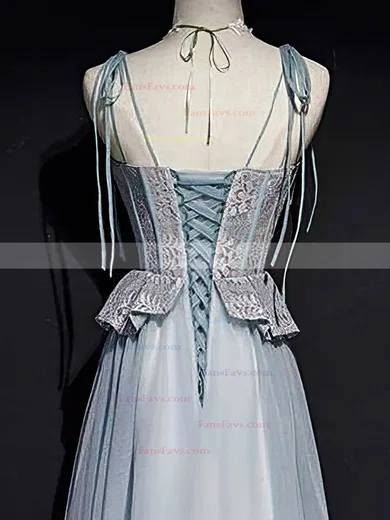 A-line Sweetheart Lace Tulle Knee-length Homecoming Dresses With Beading #Favs020110147