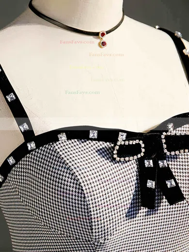 A-line Sweetheart Satin Short/Mini Homecoming Dresses With Beading #Favs020110166