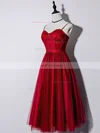 A-line Sweetheart Tulle Tea-length Homecoming Dresses #Favs020110209