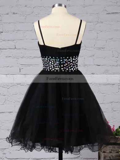 A-line Square Neckline Chiffon Short/Mini Beading Homecoming Dresses #Favs02014651