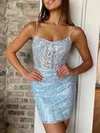 Sheath/Column V-neck Lace Short/Mini Homecoming Dresses #Favs020110820